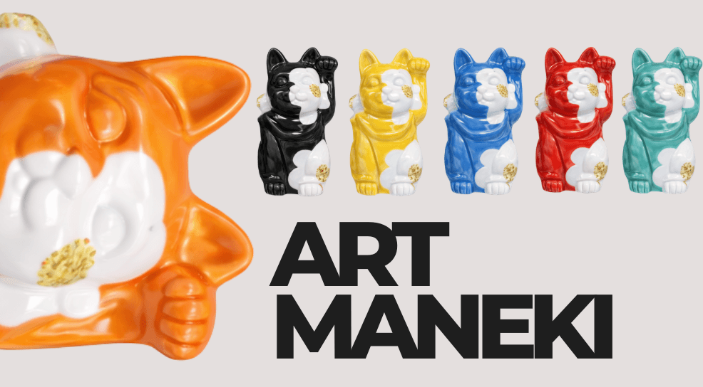 Our brand “THE MANEKI” art line “ART MANEKI TSUBAKI”.